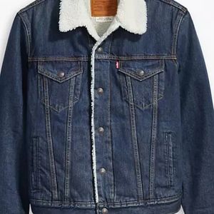 Brand new Levi sherpa lined denim jacket